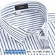 Shanshan [DP ready-to-wear free] long-sleeved shirt for men gray stripes spring business casual middle-aged cotton shirt FQC2008-16 gray-white stripes (long-sleeved) 39
