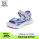 Skechers Skechers children's sandals summer girls flashing casual shoes sweet bright fashion princess shoes 303103L