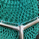 Yuxiyuan big fish copy net thickened and thickened stainless steel fishing net herring net fishing aquaculture wholesale fishing gear complete set 1.2m 48cm total length 1.6m with 39 strands thickened net