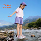ANTA Children's Beach Shoes Girls' River Tracing Shoes Water King 2026 Summer New Outdoor Non-Slip Toe Sandals Chalk-5 28