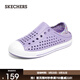 Skechers children's shoes, Crocs, girls' cute breathable sandals, versatile children's slippers for medium and large children 308006L Lavender/LAV 27.5 size