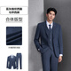 Hailan Home (HLA) Anzug Herren Lichtgeschäft Classic Flat Collar Anzug Western Herbst Blue Grey Check 14 (Anzugswestehose) 175/92A 48A Empfohlen 126 ~ 140Jin [Jin ist 0,5 kg]