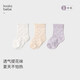 Koala Nose Koala Nose breathable mesh socks versatile sweet love jacquard thin summer comfortable socks for baby girls peach pink 6-12 months 10-12cm (recommended 6-12 months)