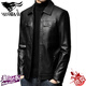 Septwolves jacket expert Septwolves spring and spring carefully selected leather jacket men's lapel Haining leather jacket spring and spring plus jacket casual leather jacket brown M 170