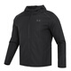Under Armour official top men 2025 summer new sportswear fitness training suit comfortable breathable woven hooded jacket 1376795-001/lightweight dry/slim fit style M 170/92A