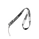 Stike mobile phone lanyard hanging neck rope/badge lanyard hanging ornaments mobile phone chain hanger badge badge key suitable for Apple/Samsung/Huawei/Xiaomi/Meizu/OPPO black and white