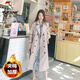 Woodpecker (TUCANO) this year's popular windbreaker 2024 new autumn wear mid-length coat for women over the knee temperament goddess Fan Yinglun style green coffee color 3XL recommended 150-165 Jin Jin equals 0.5 kg to wear
