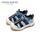 Teenie Weenie bear sports sandals 26 summer boys and girls beach toe sandals river shoes TW6706011 navy blue 25