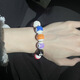 Internet celebrity dopamine billiards bracelet couple billiards wearing rope beads finished accessories mid ball accessories men and women M702 [Billiards bracelet 16 lesson beads]