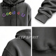JEEP SPIRIT American Retro Couple Sweater 2026 Spring New Loose Versatile Hooded Top Jacket Gray S