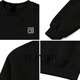Playboy American Heavyweight Velvet Thickened Round Neck Sweater Men's 2026 Spring Loose Casual Bottoming Shirt Top Black S 95-120Jin Jin is equal to 0.5 kg