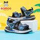 BOBDOG children's shoes 2026 summer new style boys open-toed children's sandals boys summer men's river shoes black/dark blue 26 suitable for feet 16.0cm long