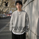 Playboy American Heavyweight Velvet Thickened Round Neck Sweater Men's 2026 Spring Loose Casual Bottoming Shirt Top Black S 95-120Jin Jin is equal to 0.5 kg