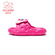 Fuluomi Girls Cartoon Slippers Summer Home Bath Non-Slip Children's Lightweight Soft Soled Sandals Rose Red 36