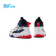 361 Shopping mall same style children's shoes, boys' plus velvet warm cotton shoes, 2024 winter new two-cotton sports shoes, style 4, light blue/feather white 32