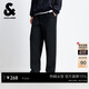 JACK&JONES men's casual pants, fashionable multi-pocket simple solid color elastic drawstring loose trousers 226114065