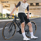Santic Spring and Summer Cycling Pants Cycling Jersey Shorts Men's Ordinary Five Seasons Black 2XL