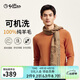 Goldlion Machine Washable Wool King Autumn and Winter Sweater Men's Stretchy Soft Business Casual Zodiac Year Knitted Bottoming Shirt