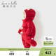 DAVE&BELLA Newborn Down Jumpsuit Winter Clothing Baby Girl Romper Clothes Baby Outing Clothes Children's Clothes Red Spot 80cm Filled Down 82.5g