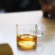 Heisou Kung Fu small tea cup heat-resistant glass tea set cup two-pack tea cup 130ML KC392