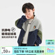 Zuoxi Boys' Polar Fleece Jacket 2026 Spring Children's Fleece Jacket Big Children's Spring Top Trendy Navy 160