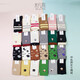 MPPMCK Puyu Women's Socks in Autumn and Winter Women's Socks Pure Cotton Sweat-absorbing and Deodorizing Medium Socks Cute Cartoon Embroidered Cotton Socks Stockings NO6227 78.2 Cotton Mixed Color 3 Pairs One Size 22-2434-41 Size