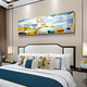 
Mo Painting Lulin Modern Simple Bedroom Decoration Painting Warm Romantic Bedside Painting Hotel Hotel B&B Room Hanging Painting Background Wall Painting 17 Home He Fugui 12147 200*60 Gold Frame (Diamond Inlay Painting) Customized Size