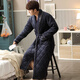 Bathrobe men's thickened long coral velvet cotton plus velvet warm winter bathrobe bathrobes integrated winter 9923 170() 105-130Jin[Jin equals 0.5 kg]