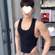 男性2024新款性感透明角色扮演三点式男同男士专用自慰情趣内裤丁 白色-性感内裤男士丁字裤男生情 M(合适90-130斤