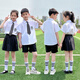 G.DuckKids pour enfants Vêtements JK Style Collège Suit en maternelle Summer Summer Shirt School Uniform 1er juin École primaire Graduation Performance Performance Costume Men's Style [6621] 160 tailles 13 ~ 14 ans [150-160cm] CM