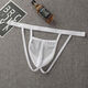 Wen Shiou men's sex double thong new style tight and sexy transparent mesh rear open gear without taking off men's underwear gay confidential black 90-160Jin [Jin equals 0.5 kg] inside wear