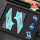 FEELACES Qatar World Cup Cristiano Ronaldo football shoes broken nails TF adult students men and women children's grass competition special shoes 1162 moon-colored broken nails 44 socks + ball bag + guard
