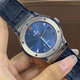 
[Second-hand 99 new] Unused Hublot Classic Fusion Series Automatic Mechanical Titanium Luxury Men's Watch Second-hand Watch Second-hand Luxury Watch 542.NX.7170.LR/Blue Disk
