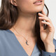SWAROVSKI SYMBOLICA Mysterious Moon Shape Necklace Graduation Gift Girl Birthday Gift Night Sky Blue 5489534