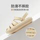 Sandalias romanas para niños óptimas para niñas con plantas gruesas y mierda se siente zapatos de verano para bebés playa Baotou Boy Soft Soles Cream White (Baotou) 18.5 (adecuado para la longitud del pie 17.5-18.5cm)