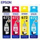 爱普生（EPSON）原装672墨水L20 L211 L220 L301 L310 L351 L360 L551L353 【黑色单支】T6721BK-70ML(4500页)