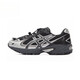 亚瑟士（asics）kahana tr v4银色夏季新款透气运动鞋复古男鞋跑鞋 1203A497-100【黑白色】 37