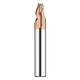 
XMSJ custom system tungsten steel taper cutter steel slope cutter 12358 coated alloy taper milling cutter 1*3*4L*50L