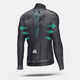 Lamparda 0~10 Road Bike Windproof Fleece Warm Cycling Clothes Men's Autumn and Winter Waterproof Jacket Dragon Rhyme Black XL (70-80kg)