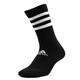 Adidas (Adidas) Neue lässige Sportsocken für Männer und Frauen, Rennen und Fitness-Training bequeme und atmungsaktive Mid-Tube-Socken FH6629 Black S [35-38 Größen]