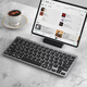 Modern Winged Snake K580S Wireless Bluetooth Key and Mouse Set Charging Mouse Light and Light Office Keyboard and Mouse Wireless Bluetooth Key and Mouse Set Silver Black