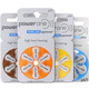 西万博助听器电池西门子专用锌空气P10P13P312P675峰力德国进口Powerone Powerone P312（5板30颗）