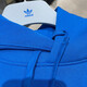 Adidas Sweatshirt Men's Spring and Autumn Triple Leaf Sportswear Knitted Hooded Casual Top Pullover HK9866 Blue Frosted Wire XL