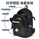 Huili backpack for men's large capacity commuting business trip business travel bag computer backpack travel outdoor mountaineering bag school bag black