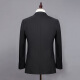 ROMON wool suit men's suit men's suit men's wedding suit wool suit formal business wear 6S58300 black 50B