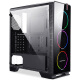 Segotep Guangyun 7plus black chassis (full side see-through design/240 cold row/ATX large board position/independent power supply compartment/U3 backline e-sports game chassis)