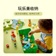 LEGO building block assembly Debao 10913 creative colorful large green barrel large particle building block table children's toy birthday gift