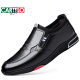 CARTELO 2025 Spring and Autumn New Men's Shoes Casual Leather Shoes Genuine Leather Cowhide Ever-Matching Sneakers Breathable Thick Sole Sole Sole Anti-Slip Trendy Shoes Black Four Seasons Shoes Number H9928 41