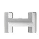 爱马仕（HERMES）男士配饰 衬衫袖口金属衣袖钉“方块H”袖扣 银色