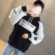 JOYOFJOY spring and winter women's Korean style loose sweatshirt women's lazy style hooded velvet thickened outer top women's trendy JWWY199280 black L